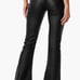 Edikted Faux Leather Flare Leg Pants