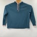 SummerSalt Sweater Women's Large Green Pink Trim Wool Cashmere Blend Pullover