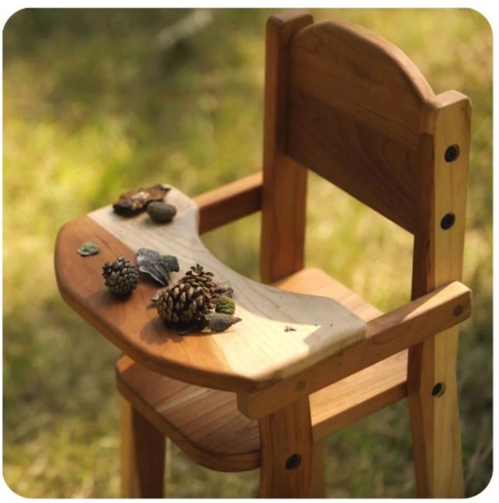 Home Decor Chair/Cherry Wood Doll High Chair