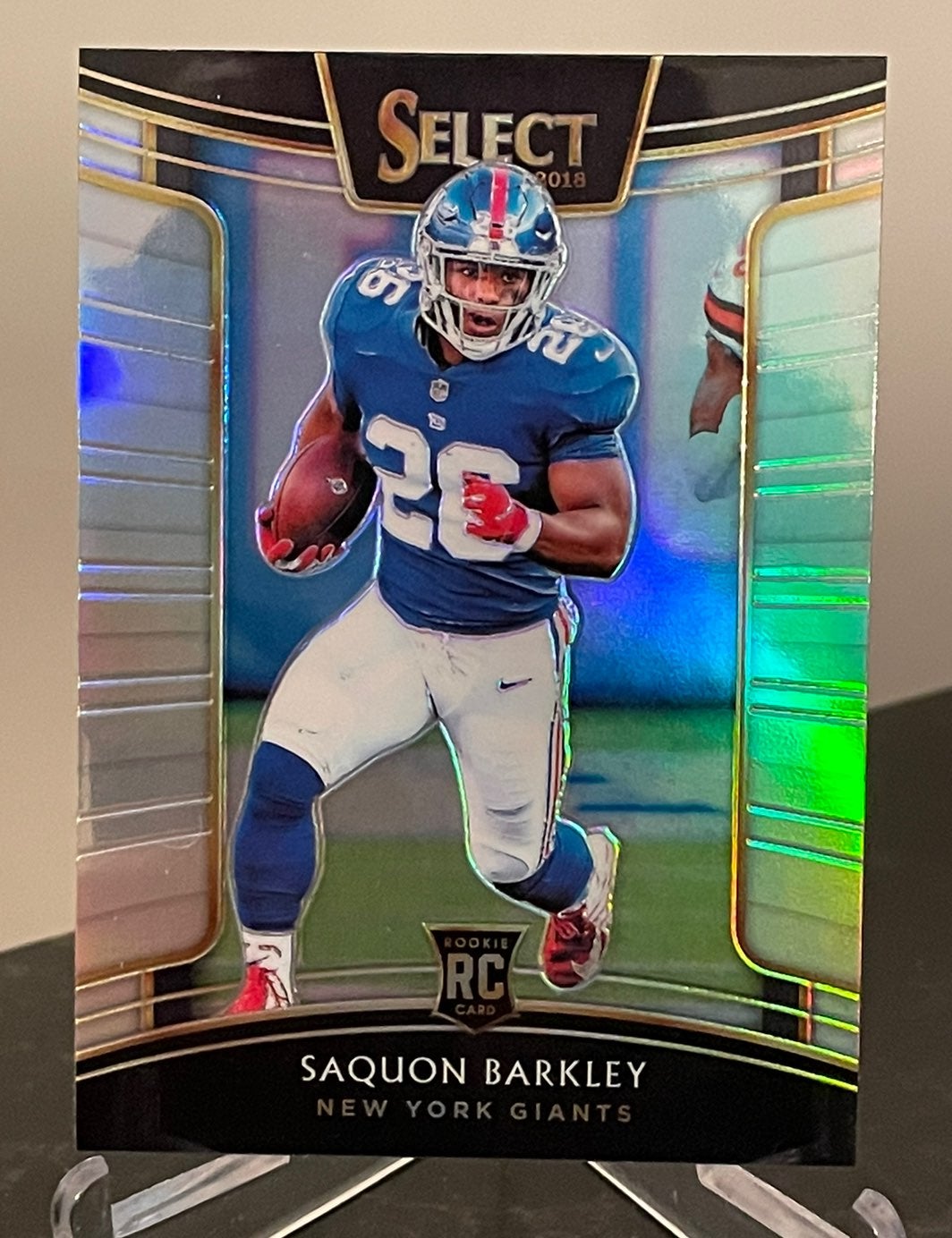 2018 Panini Select SILVER PRIZM RC Saquon Barkley Rookie Giants Mint Condition