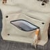 Sherpani Crossbody Bag Beige Rebel Foldover Tote Purse American Ethos Collection