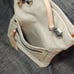 Sherpani Crossbody Bag Beige Rebel Foldover Tote Purse American Ethos Collection