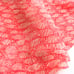 Vintage Vera Neumann silk cowl scarf infinity abstract sheer red white fine