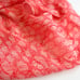 Vintage Vera Neumann silk cowl scarf infinity abstract sheer red white fine
