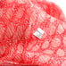 Vintage Vera Neumann silk cowl scarf infinity abstract sheer red white fine