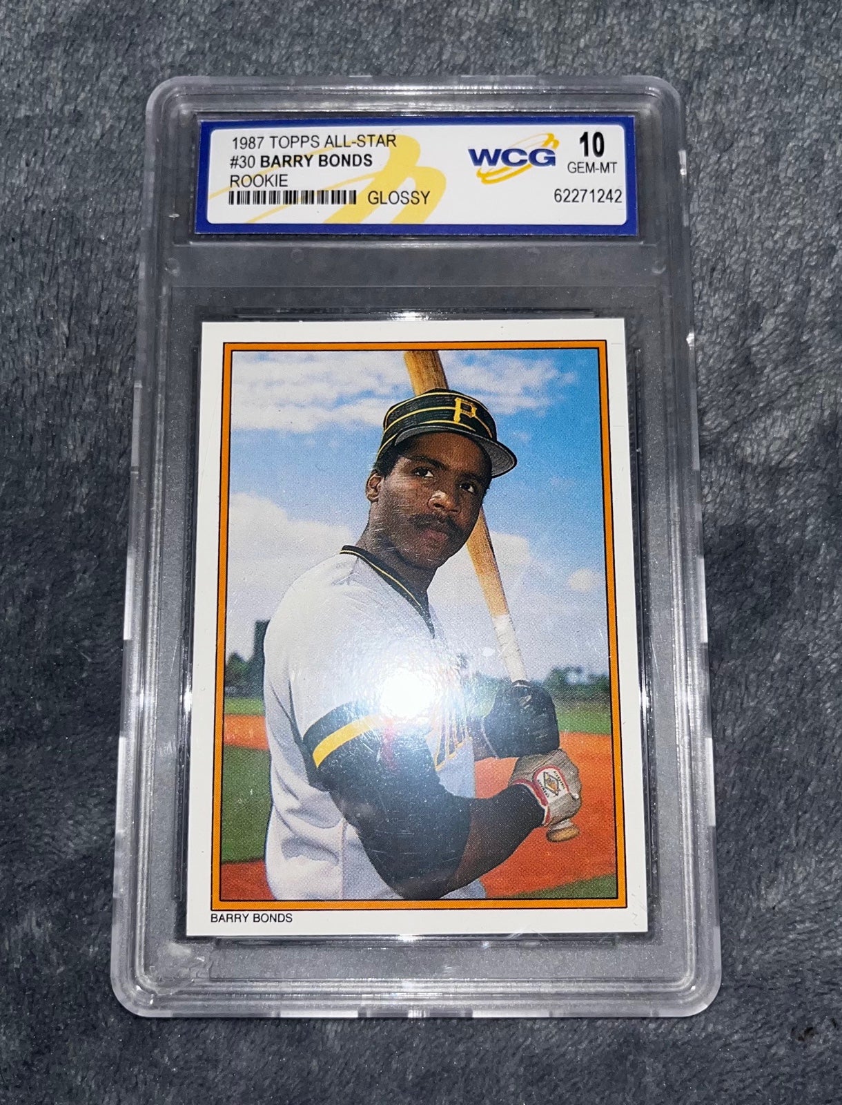 1987 TOPPS ALL-STAR #30 BARRY BONDS ROOKIE