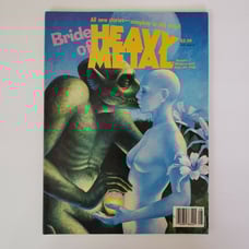 Bride of Heavy Metal 1985 Magazine Pamela Lee Cover