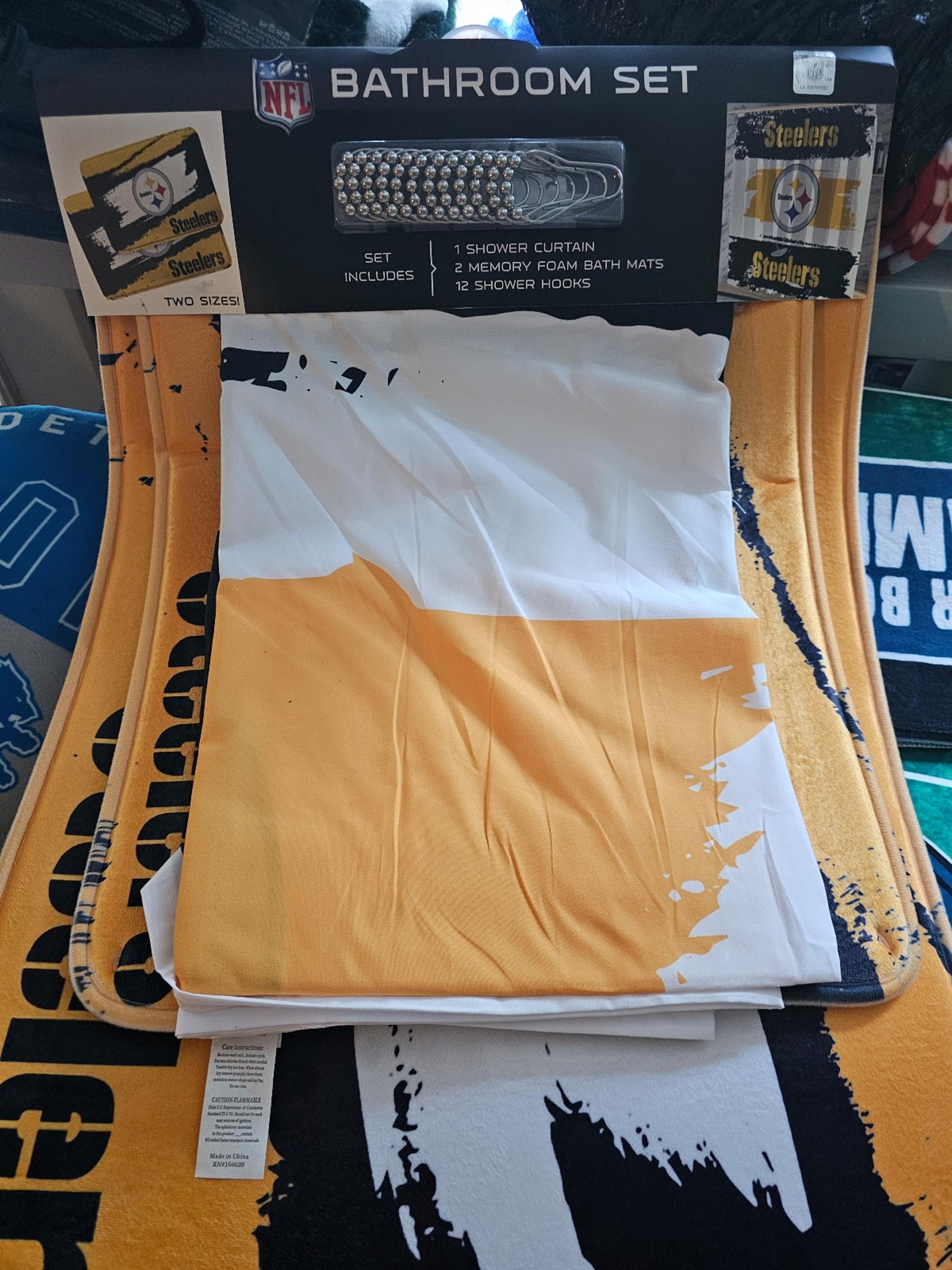 STEELERS BATH MAT SET