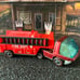 hot wheel redlines vintage Heavyweights Fire Truck red original white interior
