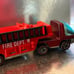 hot wheel redlines vintage Heavyweights Fire Truck red original white interior