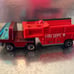 hot wheel redlines vintage Heavyweights Fire Truck red original white interior