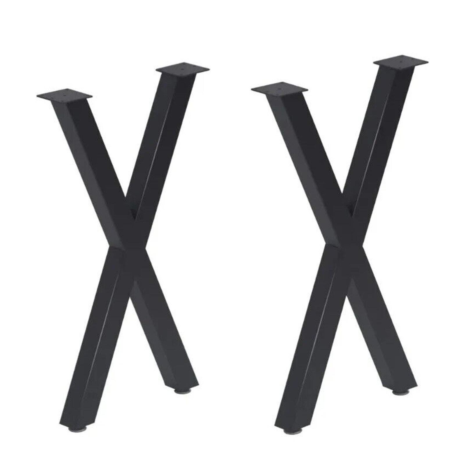 Steel Metal Table Legs X Frame 28 16 DIY Dining Table Desk Legs Heavy Duty New
