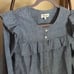 MADEWELL Chambray Ruffled Blouse NWOT