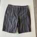 Ann Taylor women’s NWT gray & white pinstriped shorts size 6