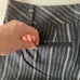 Ann Taylor women’s NWT gray & white pinstriped shorts size 6