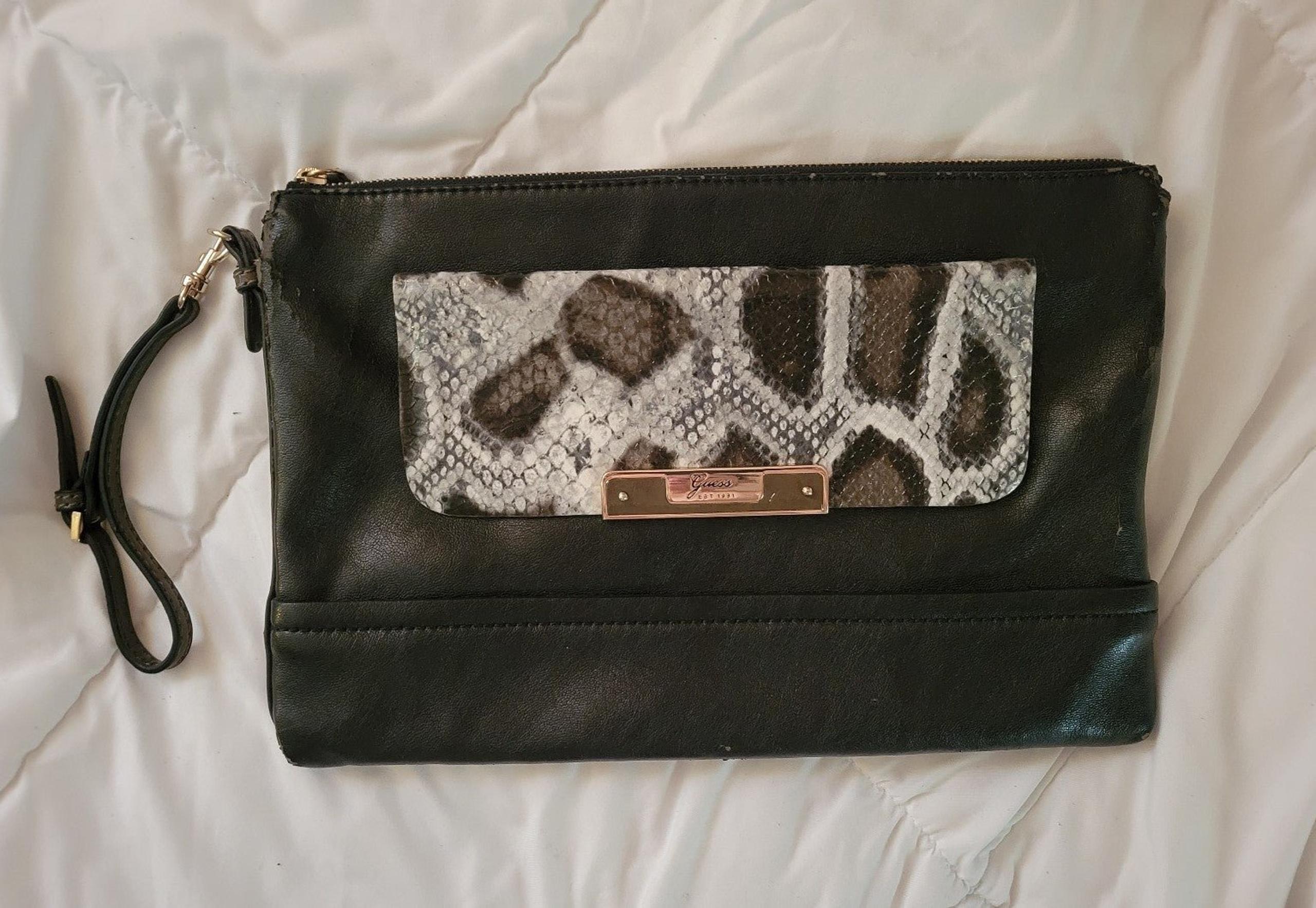 Vintage Guess Wristlet Clutch Purse Bag