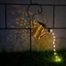 Solar Lights Outdoor Garden Decor, Large Hanging Waterproof Watering Can Landsca