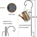 Solar Lights Outdoor Garden Decor, Large Hanging Waterproof Watering Can Landsca
