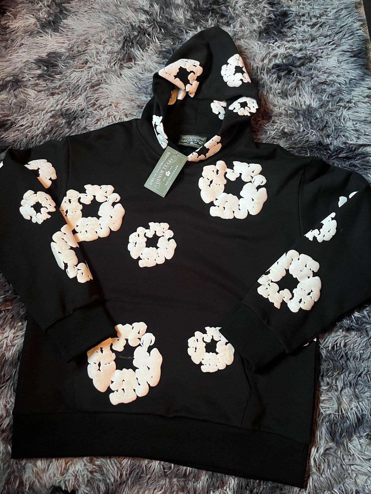 Black Denim tears hoodie