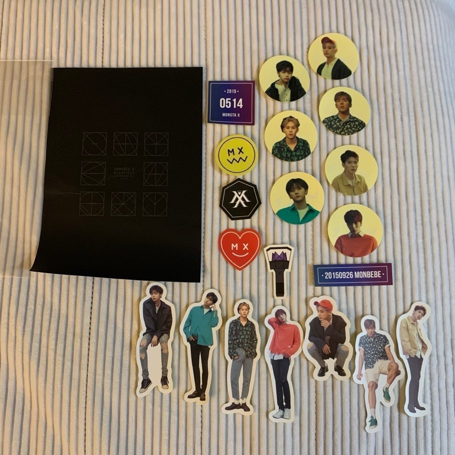 Monsta X ★ Official Kpop World Tour — Beautiful In Seoul Concert Stickers 2017