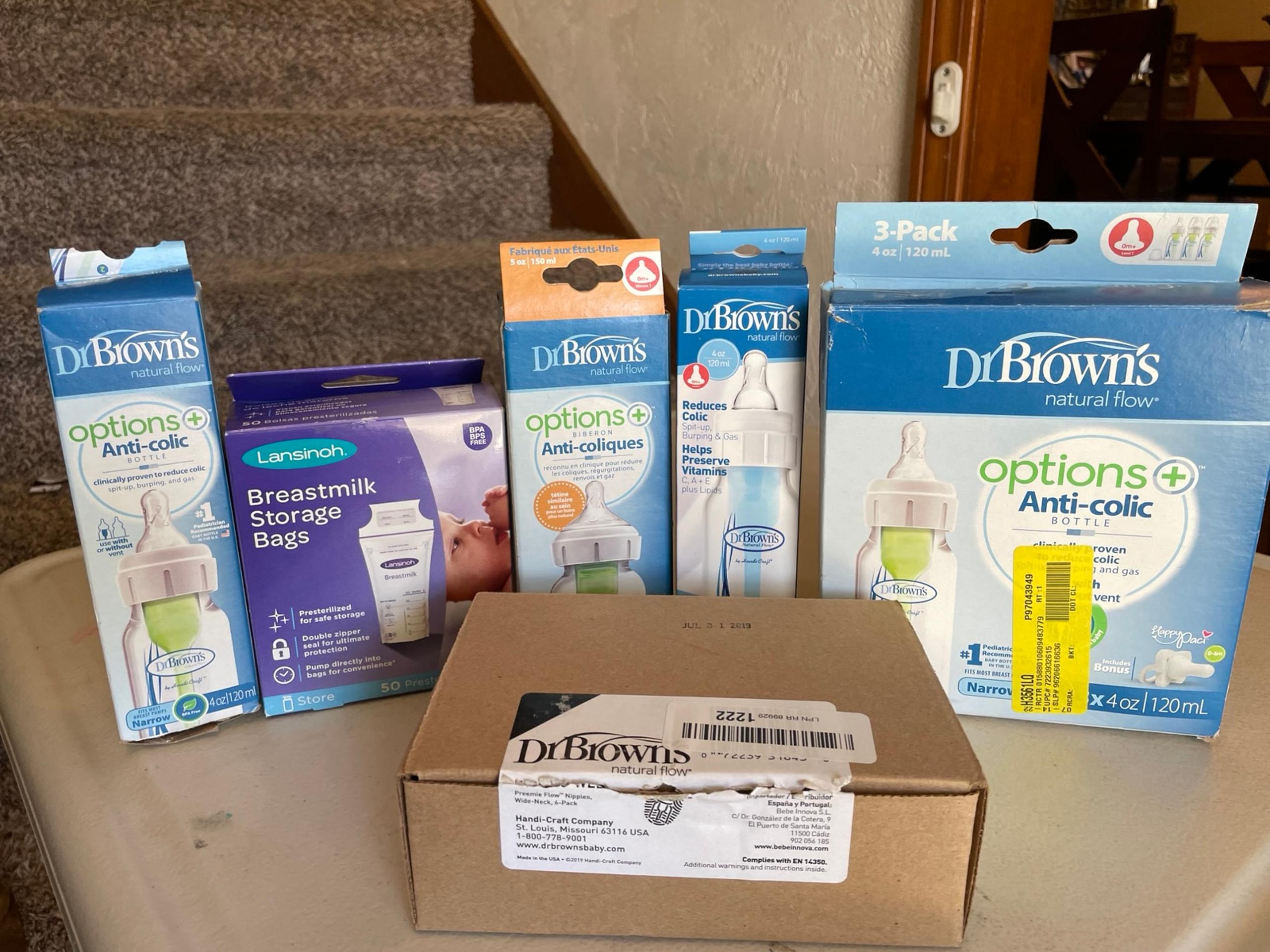 Dr Brown Baby bottle and nipples
