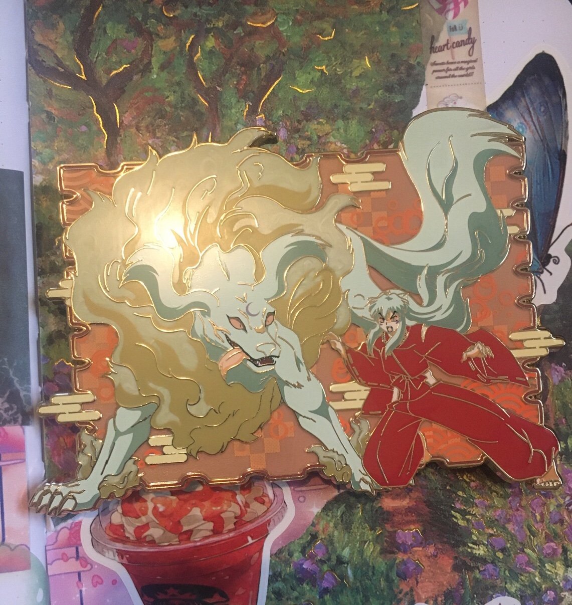 Inuyasha Demon Brothers Pin