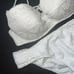 NWT Victoria's Secret 32D/34C BIKINI M knockout bottom crochet lace WHITE yellow