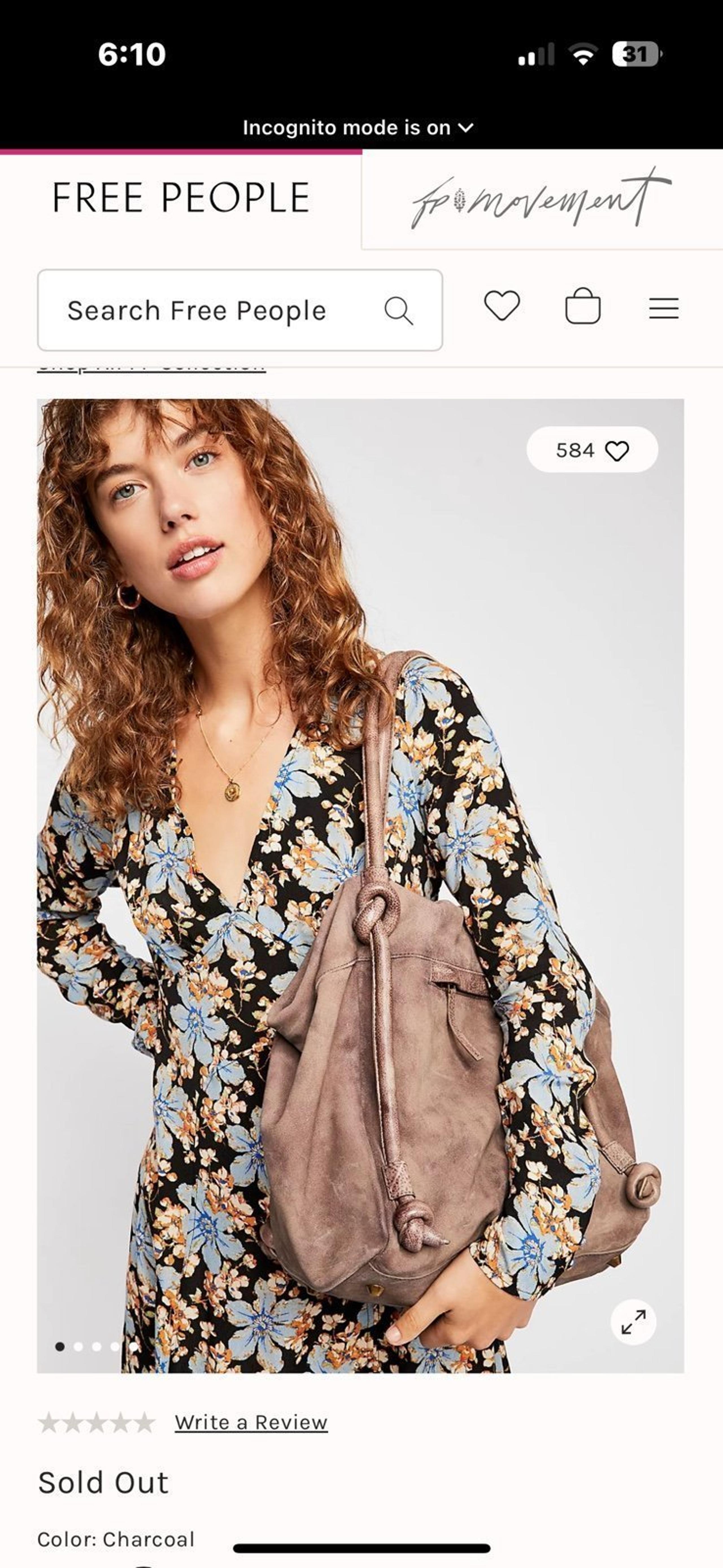 Free People suede hobo bags