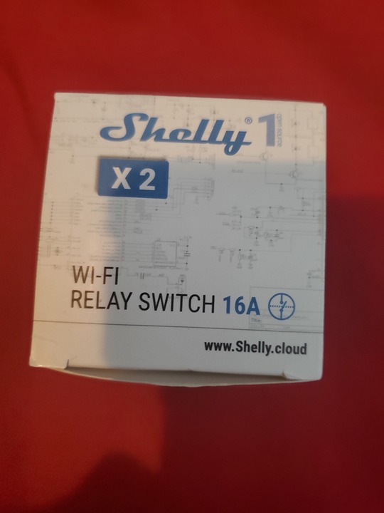 NEW 2 SHELLY 1 Smart Home Device 2-pack Relay Switch 16A Wi-Fi UL B07YLRX7P2