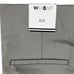 WHBM Pants Slim Grey NEW Women Size 00 Workingcore Stretch Mid Rise Side Zip