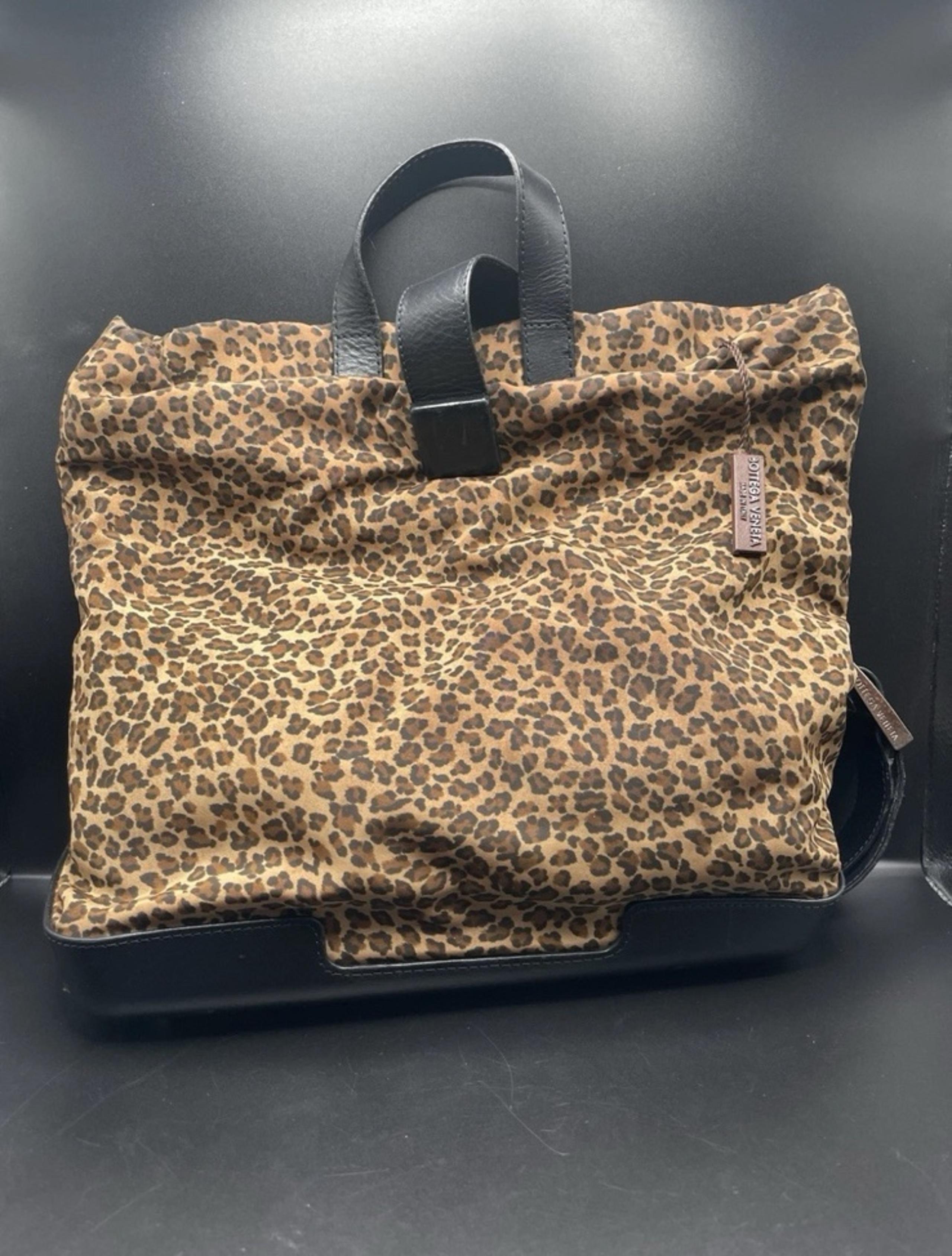 Bottega Veneta leopard print shoulder bag