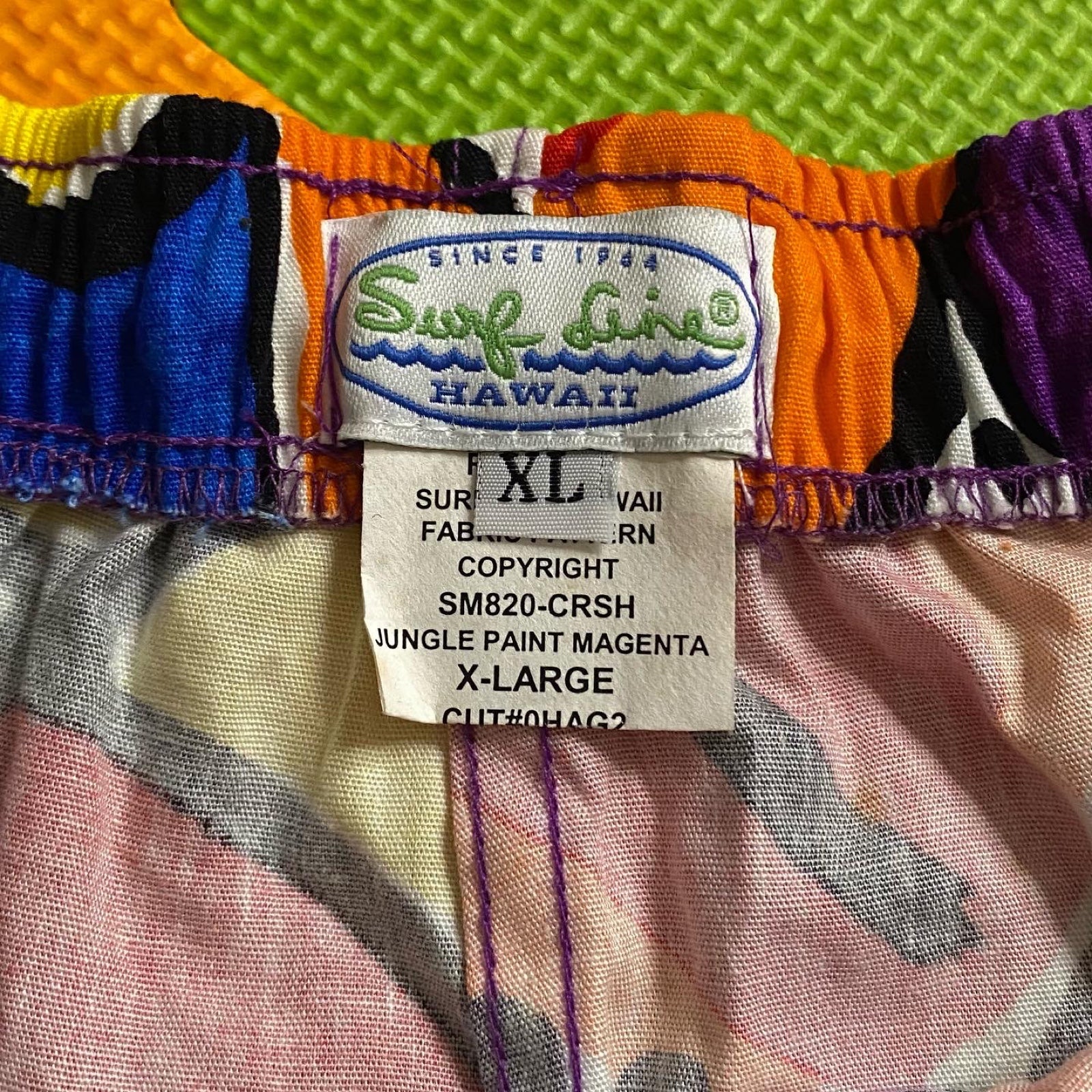 80s VINTAGE ORIGINAL JAMS WORLD SURFLINE SHORTS factory