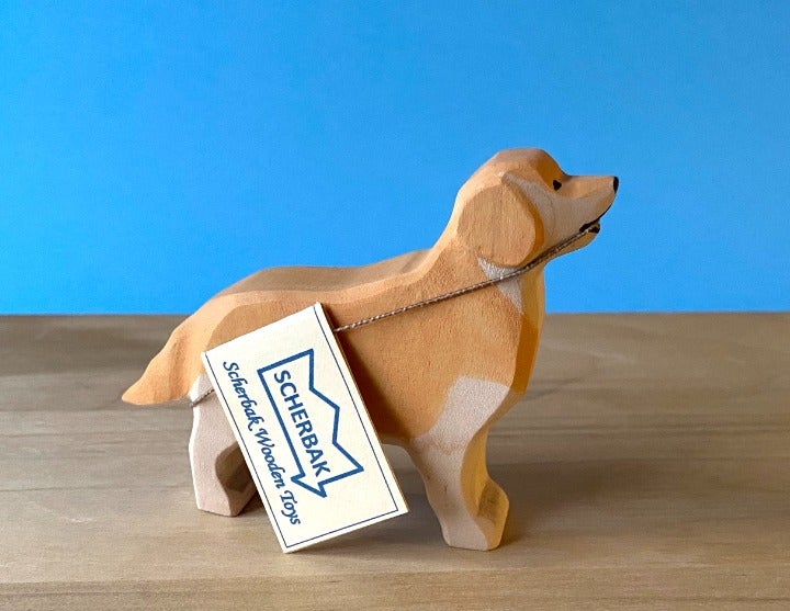 Golden Retriever Waldorf wooden toy