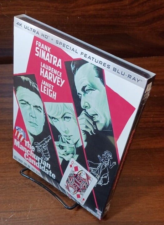 The Manchurian Candidate [4K, 1962] Collector Slipcover-NEW-Free Shipping w/Tra