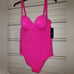 NEW! Plus Size 2X Torrid Hot Pink one piece swimsuit