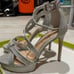 Silver Glitter High Heels