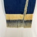 Vintage Apache Womens Blue White Ombre Fringe Denim Beaded Skirt Small