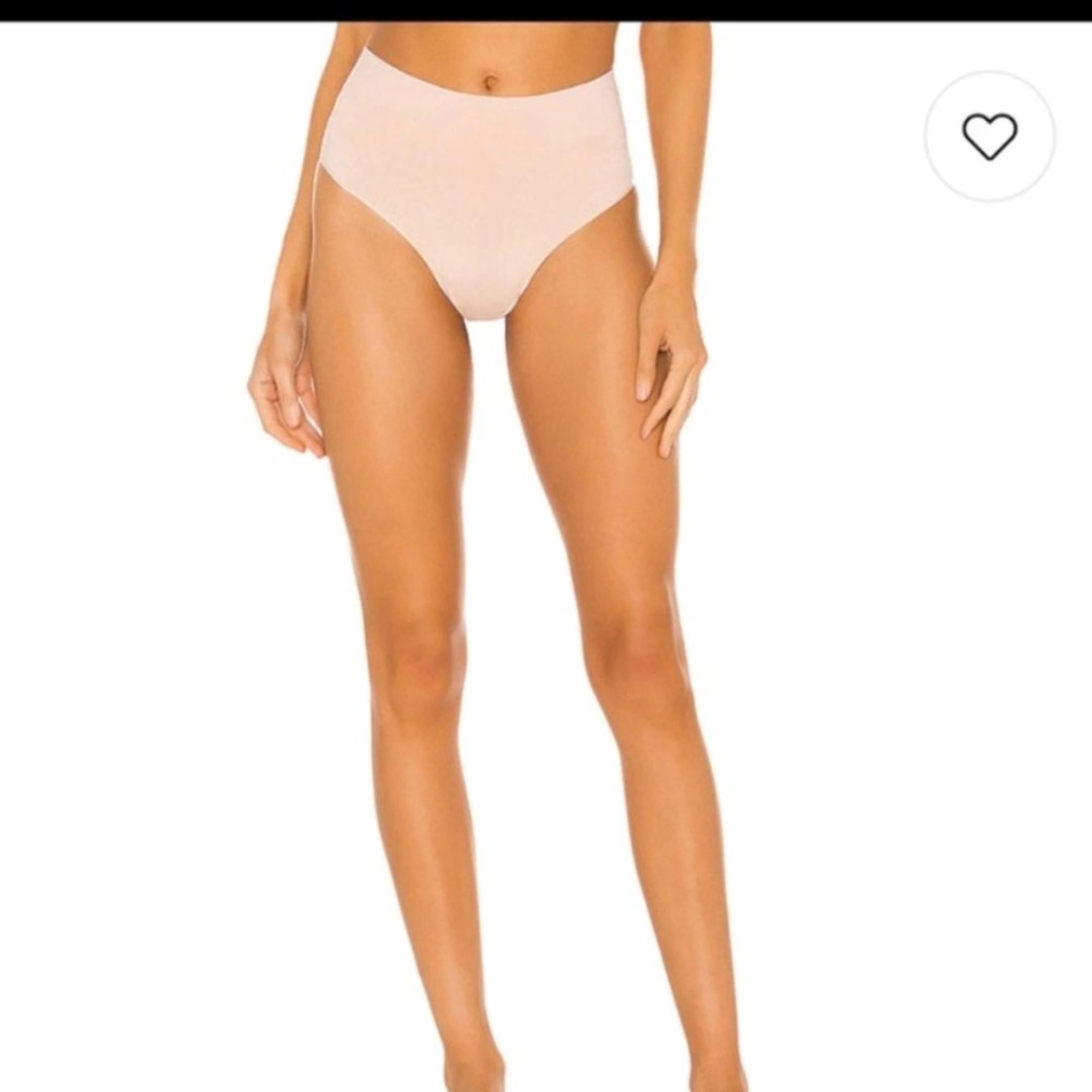 2 pairs Spanx Everyday Shaping Panties Thong High Waist Nude Seamless SM