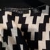 Cyrus Black Tan Tribal Vee Neck Cardigan Sweater S