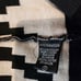 Cyrus Black Tan Tribal Vee Neck Cardigan Sweater S