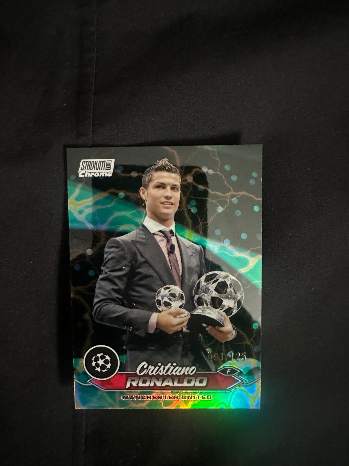 Cristiano Ronaldo topps chrome stadium club /125