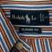 Ralph Lauren Classic Fit Mens Size 15.5 Medium Striped Button Down Shirt Preppy