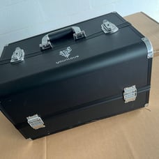 Younique Trunk makeup case storage with key
