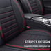 Yolanda Waterproof Faux Leather Auto Seat Cover (Protector) Full Set, Universal