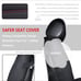 Yolanda Waterproof Faux Leather Auto Seat Cover (Protector) Full Set, Universal