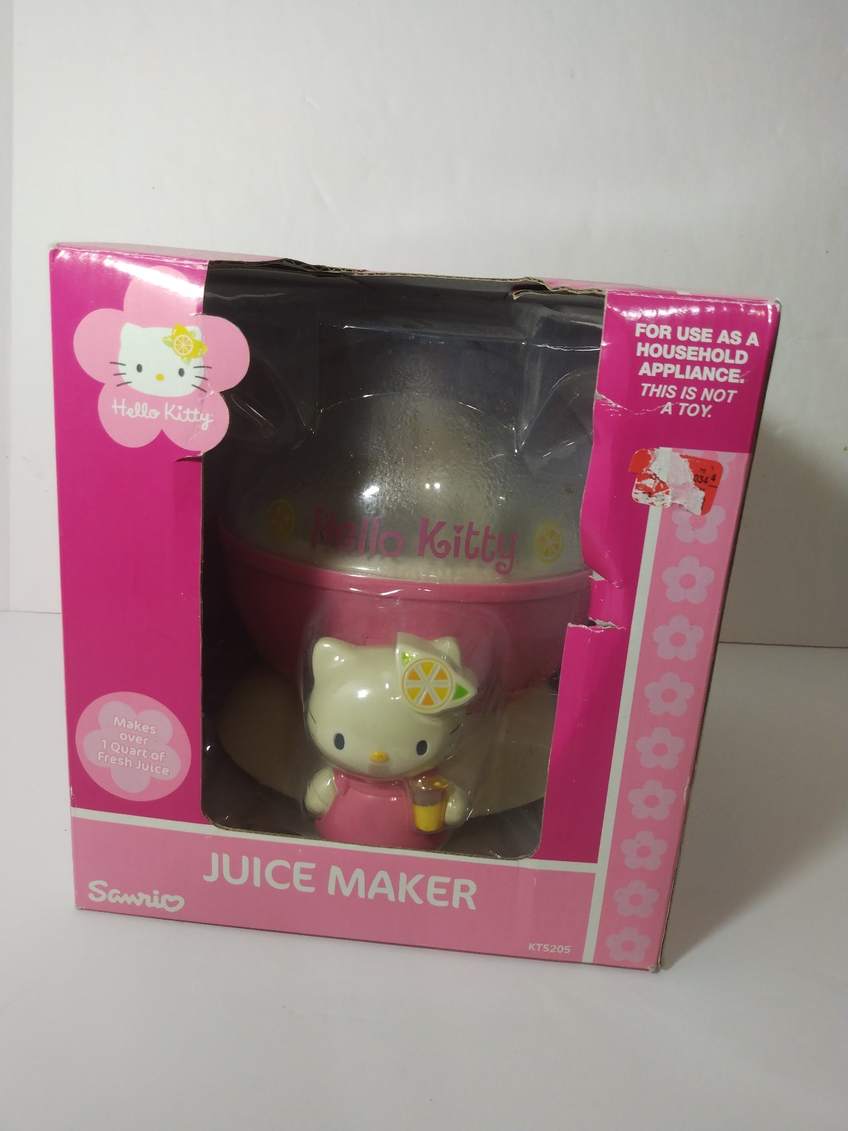 NIB Sanrio Hello Kitty Juice Maker Juicer 2005 KT5205