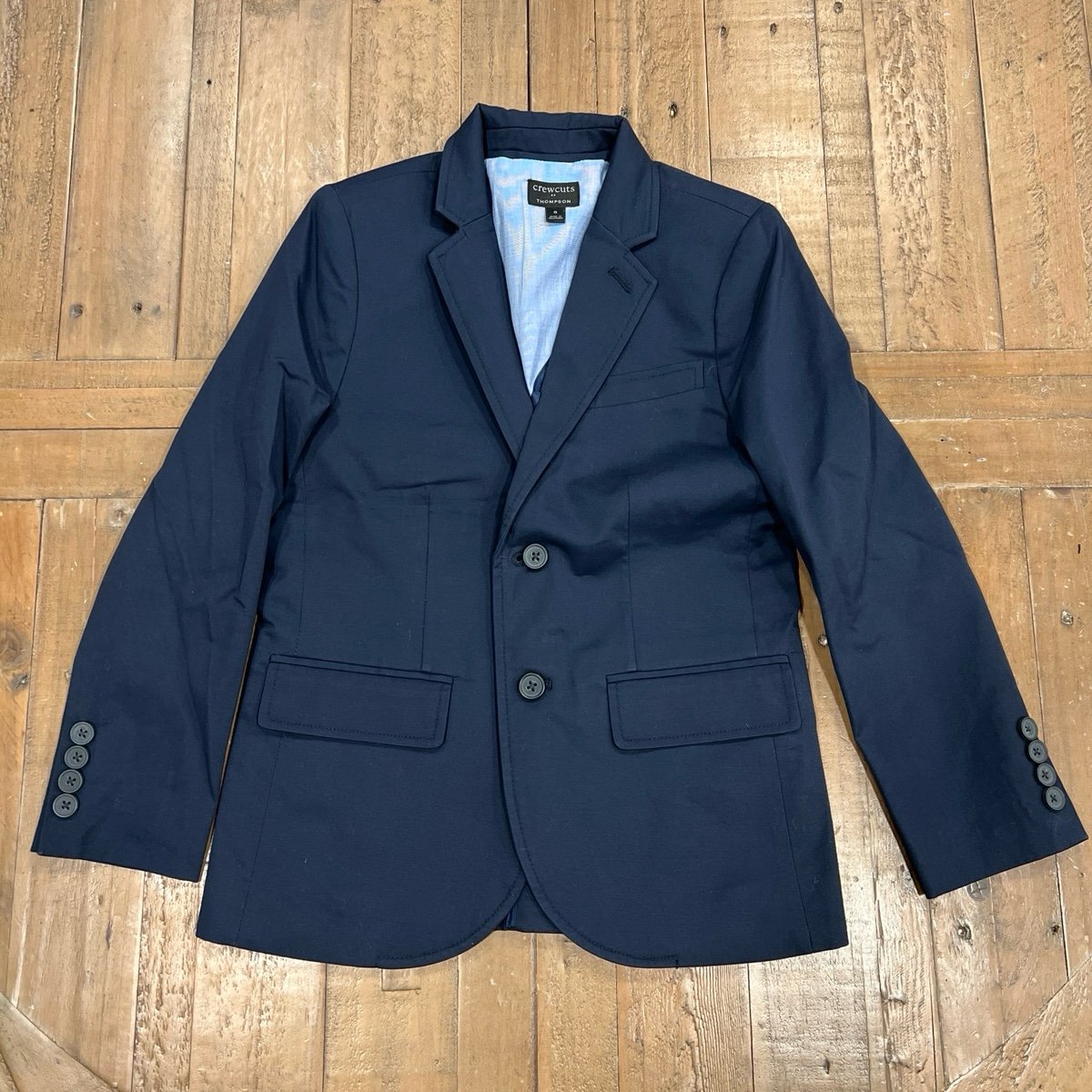 Crewcuts Thompson navy blazer suit coat
