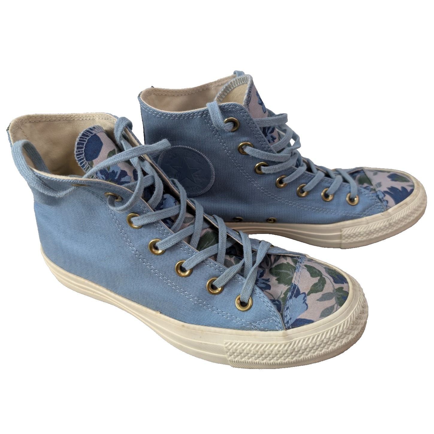 Converse Women's Chuck Taylor All Star Hi Top Floral Sneaker Shoes Lace Up Sz 7