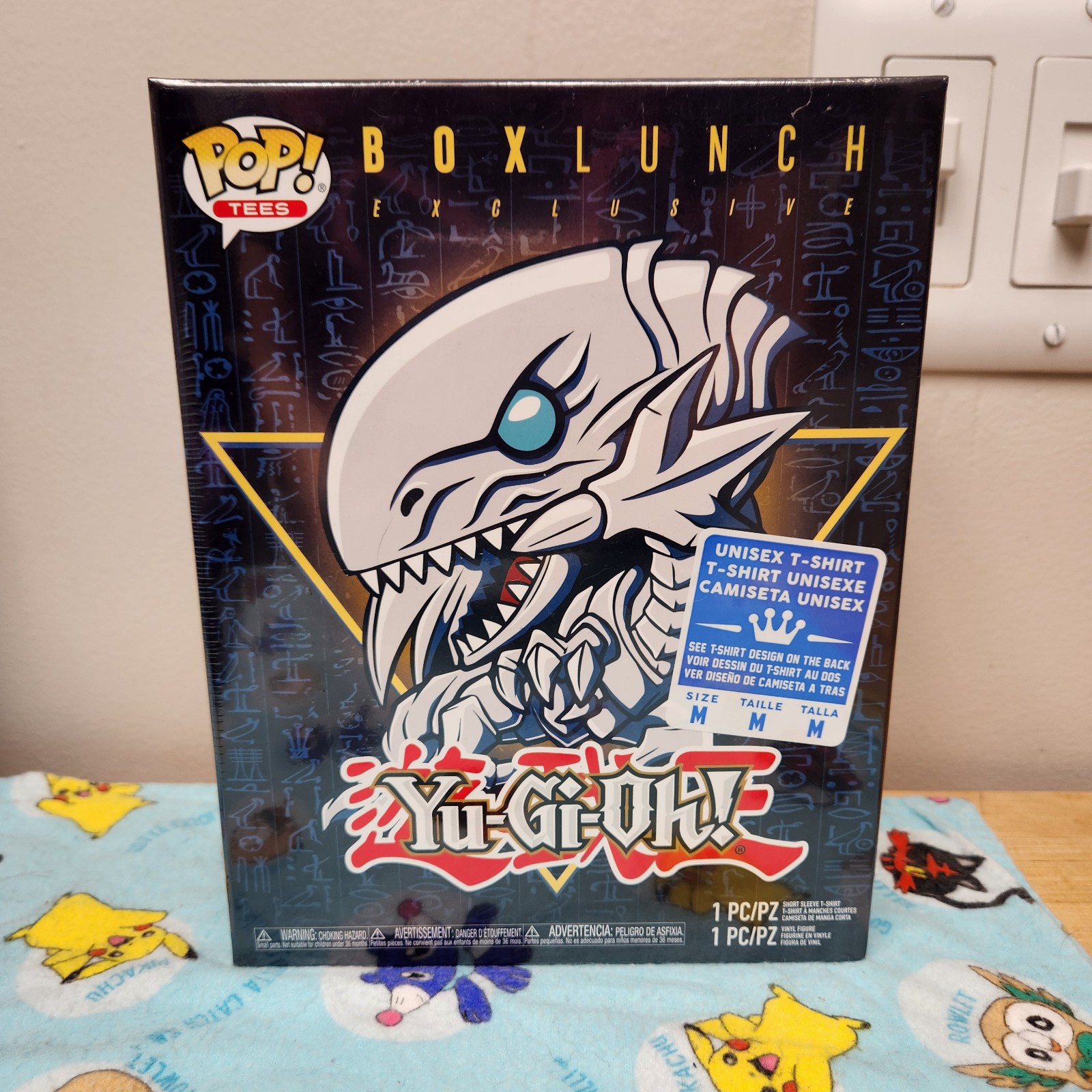 Blue Eyes White Dragon Funko Pop Box Lunch Exclusive with Medium Shirt