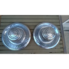2X Original Chevrolet Metal Rally Wheel Center Cap 10 Chevelle Camaro
